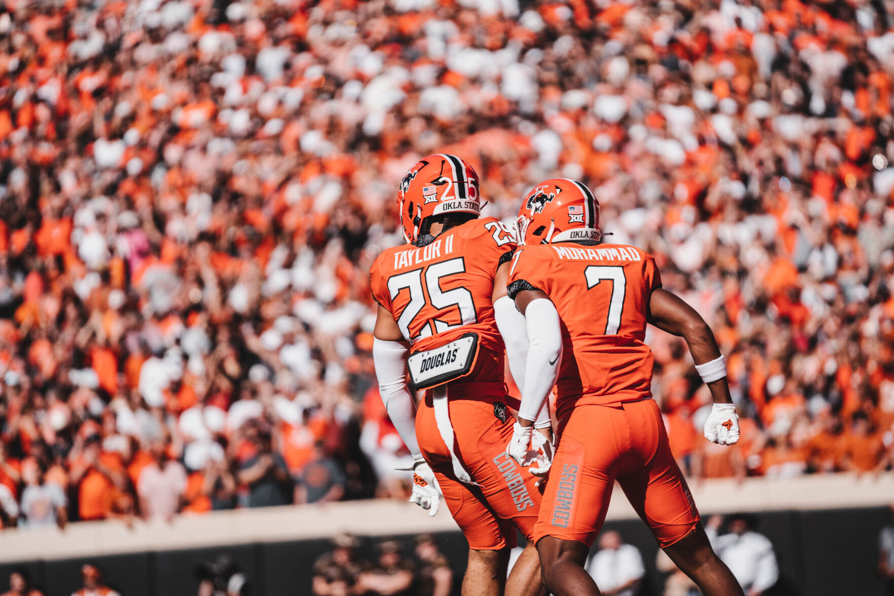 #25 Jason Taylor, #7 Jabbar Muhammad
